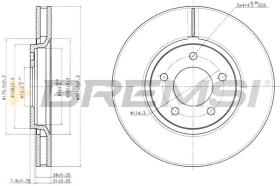 Bremsi CD7372V - BRAKE PADS