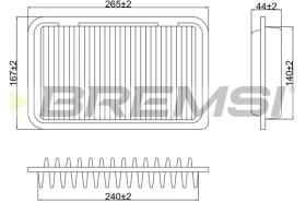 Bremsi FA0629 - BRAKE PADS