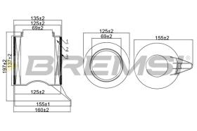 Bremsi FA1061 - BRAKE PADS