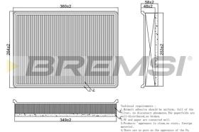 Bremsi FA1574 - BRAKE PADS