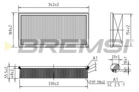 Bremsi FA2001 - BRAKE PADS