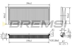 Bremsi FA2100 - BRAKE PADS