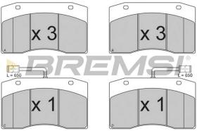 Bremsi BP7312 - PASTTILLA DE  FRENO | BRAKE PADS