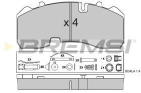 Bremsi BP7315 - PASTTILLA DE  FRENO | BRAKE PADS