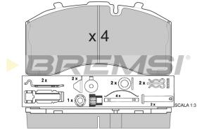 Bremsi BP7330 - PASTTILLA DE  FRENO | BRAKE PADS