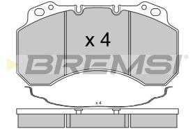 Bremsi BP7331 - PASTTILLA DE  FRENO | BRAKE PADS