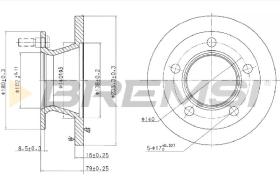 Bremsi CD5221S - BRAKE PADS