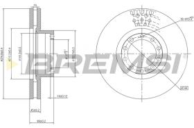 Bremsi CD5257V - BRAKE PADS