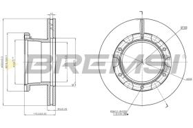 Bremsi CD5306V - BRAKE PADS