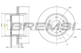 Bremsi CD5315S - BRAKE PADS