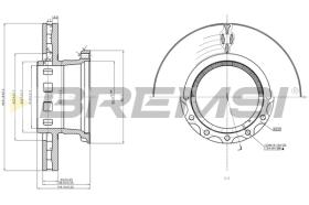 Bremsi CD5318V - BRAKE PADS