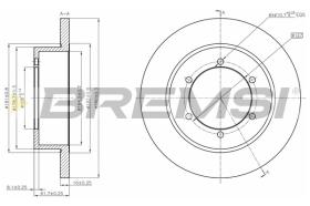 Bremsi CD5327S - BRAKE PADS