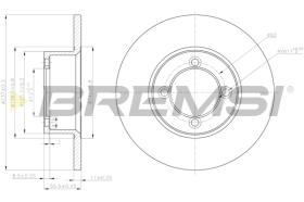 Bremsi CD6001S - BRAKE PADS