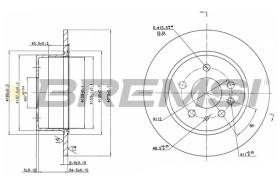 Bremsi CD6003S - BRAKE PADS