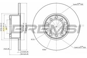 Bremsi CD6008S - BRAKE PADS