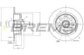 Bremsi CD6043S - BRAKE PADS