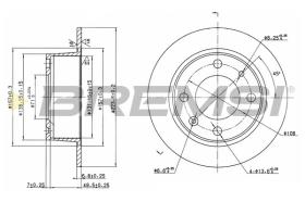 Bremsi CD6052S - BRAKE PADS