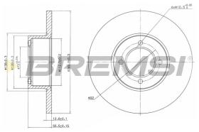 Bremsi CD6054S - BRAKE PADS