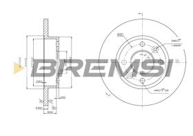 Bremsi CD6055S - BRAKE PADS