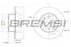 Bremsi CD6056S - BRAKE PADS