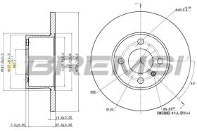 Bremsi CD6075S - BRAKE PADS