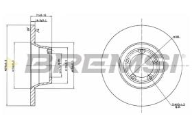 Bremsi CD6084S - BRAKE PADS