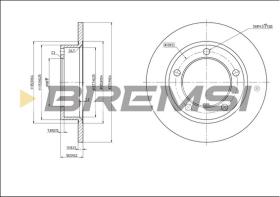 Bremsi CD6092S - BRAKE PADS