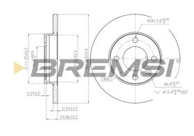 Bremsi CD6103S - BRAKE PADS