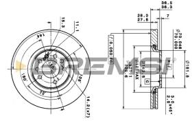 Bremsi CD6104S - BRAKE PADS