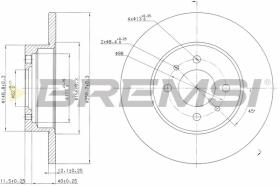 Bremsi CD6109S - BRAKE PADS