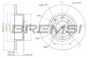 Bremsi CD6112S - BRAKE PADS