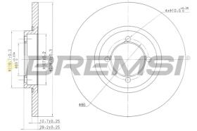 Bremsi CD6115S - BRAKE PADS