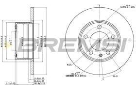 Bremsi CD6119S - BRAKE PADS