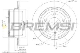 Bremsi CD6120S - BRAKE PADS