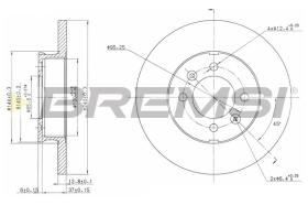 Bremsi CD6123S - BRAKE PADS