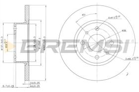 Bremsi CD6129S - BRAKE PADS