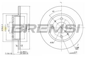 Bremsi CD6133S - BRAKE PADS