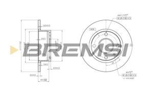 Bremsi CD6135S - BRAKE PADS