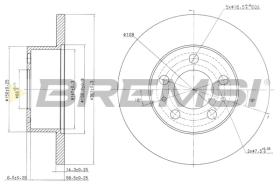 Bremsi CD6136S - BRAKE PADS