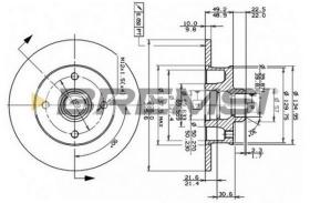 Bremsi CD6137S - BRAKE PADS