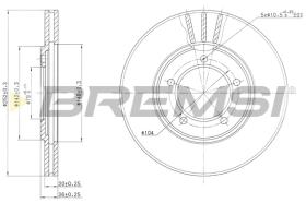 Bremsi CD6147V - BRAKE PADS