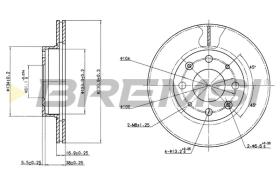 Bremsi CD6152V - BRAKE PADS