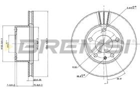 Bremsi CD6166V - BRAKE PADS