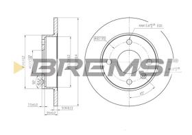 Bremsi CD6208S - BRAKE PADS