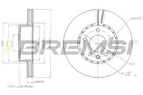 Bremsi CD6217V - BRAKE PADS