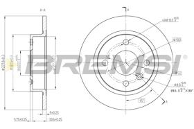 Bremsi CD6226S - BRAKE PADS