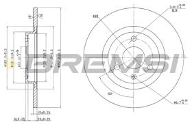 Bremsi CD6229S - BRAKE PADS