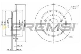 Bremsi CD6232S - BRAKE PADS