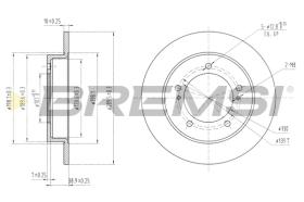 Bremsi CD6233S - BRAKE PADS