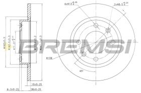 Bremsi CD6238S - BRAKE PADS